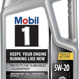 Mobil 1 Advanced Full Synthetic Motor Oil 5W-20, 5 Quart